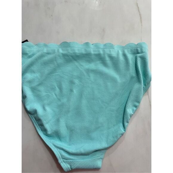 NWT Kate Spade Pique Scallops Bikini Bottom Size Large - Picture 7 of 7
